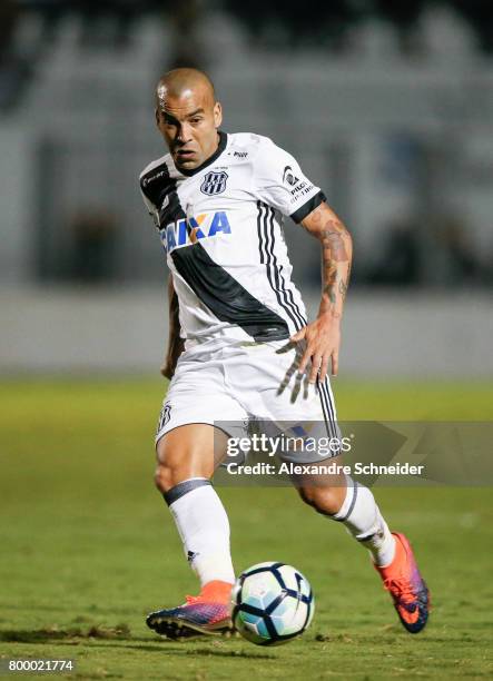 Emerson Sheik of Ponte Preta in action during the match between Ponte Preta and Cruzeiro for the Brasileirao Series A 2017 at Moises Zucarelli...