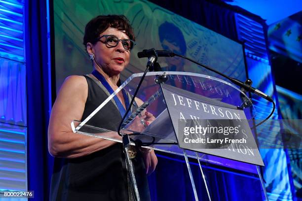 Sheila Johnson, recipient of the S. Roger Horchow Award for Outstanding Public Service by a Private Citizen, speaks on stage at The Jefferson Awards...