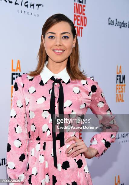 Actor Aubrey Plaza attends the Closing Night Screening of "Ingrid Goes West" during the 2017 Los Angeles Film Festival at ArcLight Cinemas Culver...