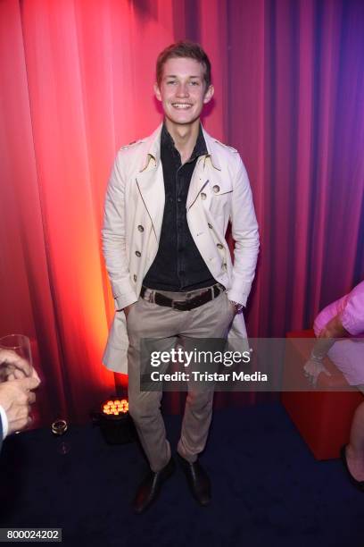 Damian Hardung attends the Bertelsmann Summer Party on June 22, 2017 in Berlin, Germany.