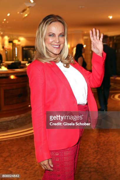 Sonja Kirchberger during the opening night party of the Munich Film Festival 2017 at Hotel Bayerischer Hof on June 22, 2017 in Munich, Germany.