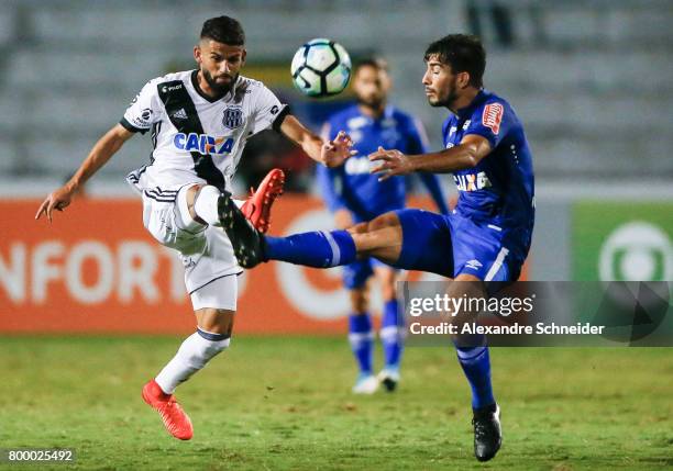 Joao Lucas of Ponte Preta and Lucas Silva of Cruzeiro in action during the match between Ponte Preta and Cruzeiro for the Brasileirao Series A 2017...