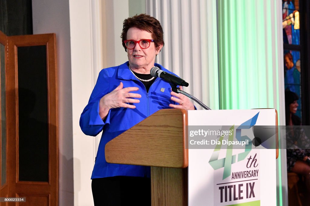 Women's Sports Foundation 45th Anniversary Of Title IX Celebration