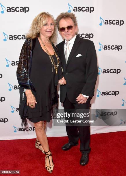 Mariana Williams and ASCAP President Paul Williams at the ASCAP 2017 Rhythm & Soul Music Awards at the Beverly Wilshire Four Seasons Hotel on June...