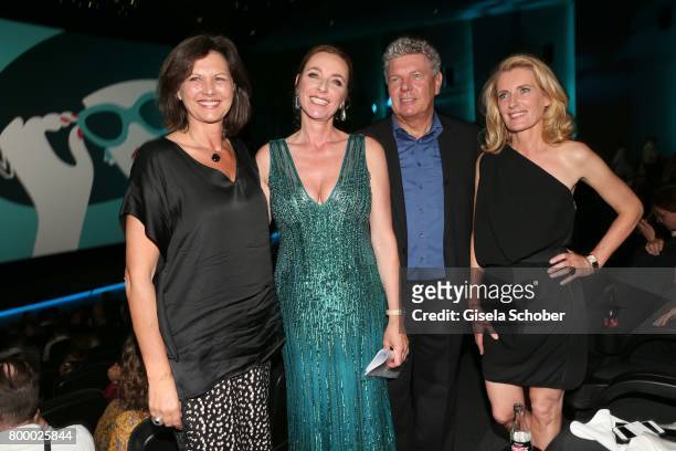 Ilse Aigner, Diana Iljine, Dieter Reiter and Maria Furtwaengler during the opening night of the Munich Film Festival 2017 at Mathaeser Filmpalast on...