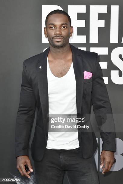 Mo McRae attends HBO's "The Defiant Ones" Premiere at Paramount Studios on June 22, 2017 in Los Angeles, California.