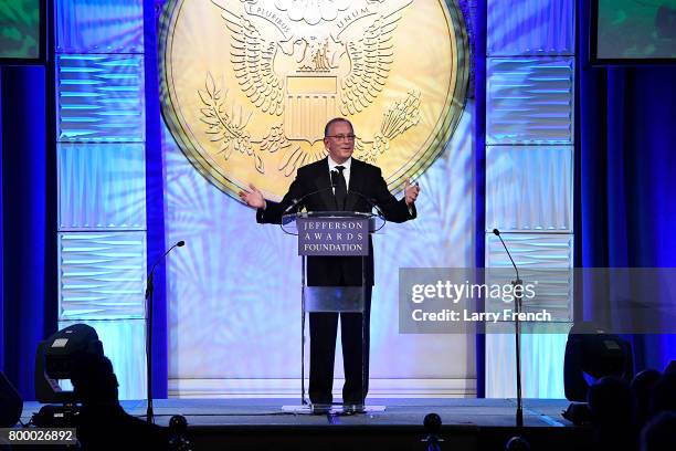 Board of Governors Chairman Jack Russi speaks on stage at The Jefferson Awards Foundation 2017 DC National Ceremony at Capital Hilton on June 22,...