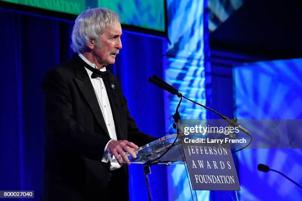 Bill Milliken, founder of Communities in Schools and Jefferson Awards Foundation Board of Selectors member, speaks on stage at The Jefferson Awards...