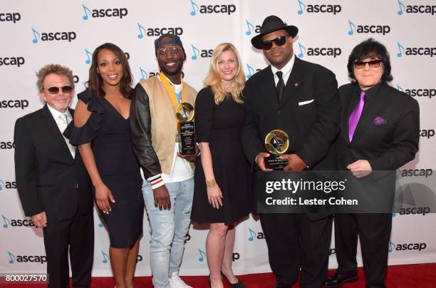 President Paul Williams, Vice President, Rhythm & Soul/ Urban Membership, ASCAP Nicole George-Middleton, Songwriter of the Year honoree Paul...