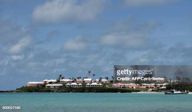 Resort near Long Bay Beach June 22, 2017 in Somerset, Bermuda. / AFP PHOTO / DON EMMERT