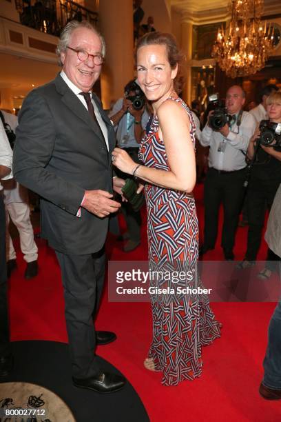 Friedrich von Thun and his daughter Gioia von Thun during the opening night party of the Munich Film Festival 2017 at Hotel Bayerischer Hof on June...