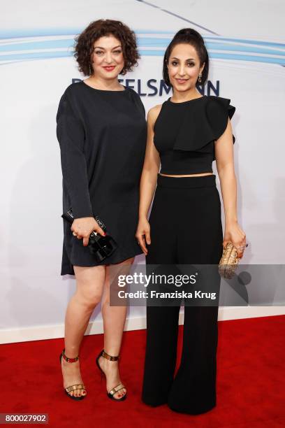 Nahid Shahalimi and Laila Hamidi attend the 'Bertelsmann Summer Party' at Bertelsmann Repraesentanz on June 22, 2017 in Berlin, Germany.