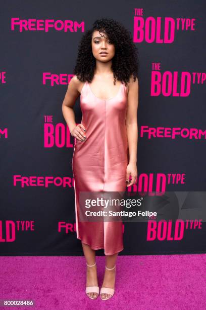 Aisha Dee attends "The Bold Type" New York Premiere at The Roxy Hotel on June 22, 2017 in New York City.
