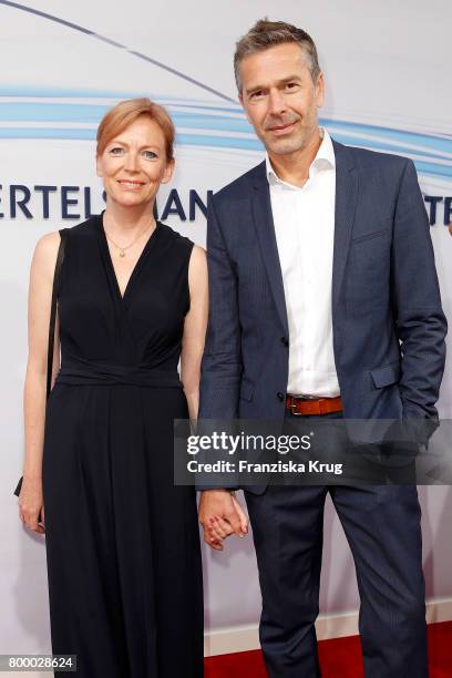 Dirk Steffens and Ingrid Steffens attend the 'Bertelsmann Summer Party' at Bertelsmann Repraesentanz on June 22, 2017 in Berlin, Germany.