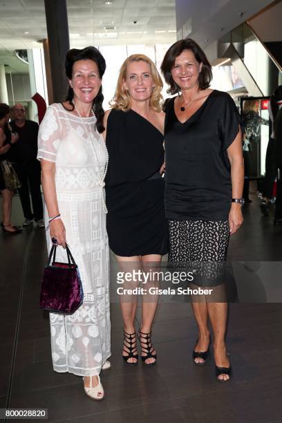 Bettina Reitz and Dr. Maria Furtwaengler and Ilse Aigner during the opening night of the Munich Film Festival 2017 at Mathaeser Filmpalast on June...