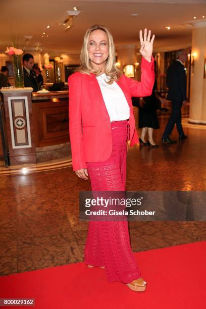 Sonja Kirchberger during the opening night party of the Munich Film Festival 2017 at Hotel Bayerischer Hof on June 22, 2017 in Munich, Germany.