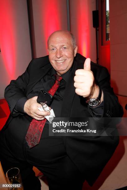 Reiner Calmund attends the 'Bertelsmann Summer Party' at Bertelsmann Repraesentanz on June 22, 2017 in Berlin, Germany.