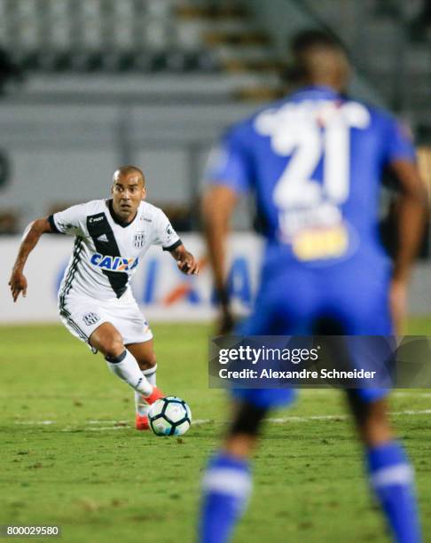 Emerson Sheik of Ponte Preta in action during the match between Ponte Preta and Cruzeiro for the Brasileirao Series A 2017 at Moises Zucarelli...