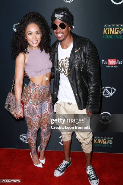 Music artist Kreesha Turner and Nick Cannon arrives at the Nick Cannon Hosts Screening Of "King Of The Dance Hall" at TCL Chinese 6 Theatres on June...