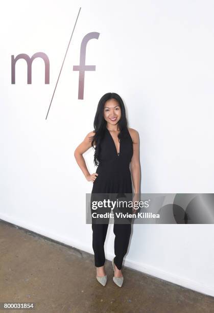 Mary Ermitanio attends m/f people Celebrates Launch in LA with Cocktail Party on June 22, 2017 in Los Angeles, California.