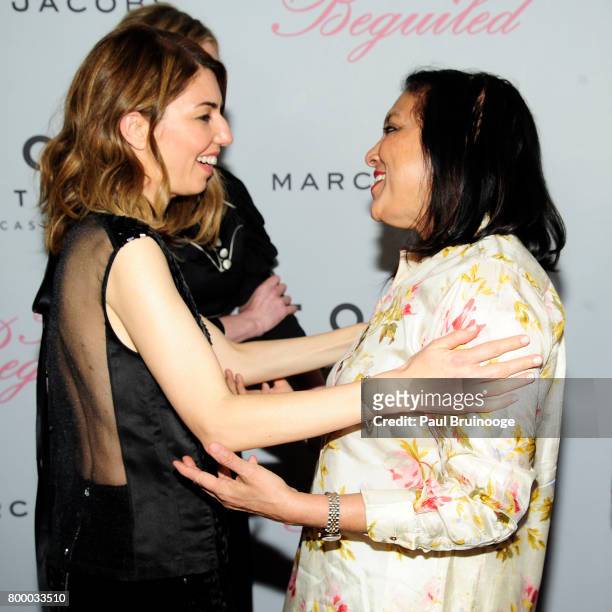 Sofia Coppola and Mira Nair attend "The Beguiled" New York Premiere - Arrivals at Metrograph on June 22, 2017 in New York City.