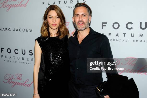 Sofia Coppola and Marc Jacobs attend "The Beguiled" New York Premiere - Arrivals at Metrograph on June 22, 2017 in New York City.