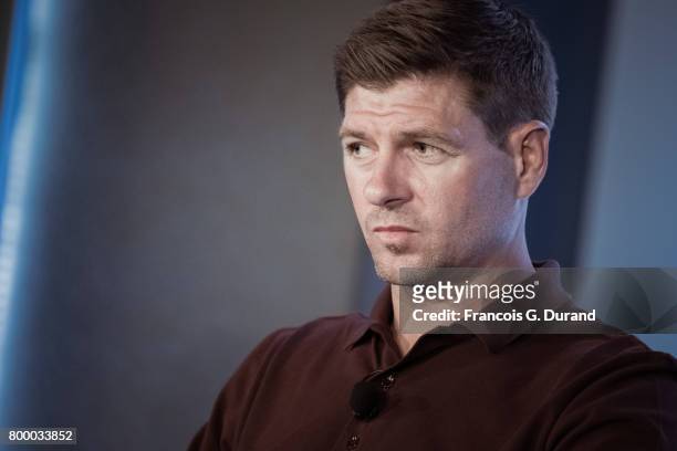 Steven Gerrard attends the Cannes Lions Festival 2017 on June 22, 2017 in Cannes, France.