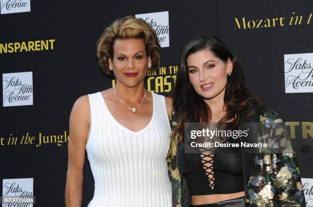 Actresses Alexandra Billings and Trace Lysette of the cast 'Transparent' attends Saks For Your Consideration Emmy Windows Unveiling at Saks Fifth...