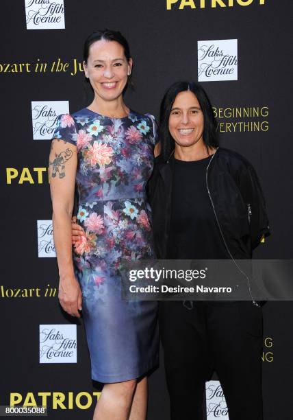 Alicia Loerzel and executive producer of 'Transparent' Andrea Sperling attend Saks For Your Consideration Emmy Windows Unveiling at Saks Fifth Avenue...