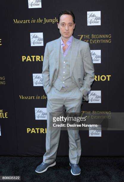 Actor Brennan Brown from the cast of 'The Man in the High Castle' attends Saks For Your Consideration Emmy Windows Unveiling at Saks Fifth Avenue on...