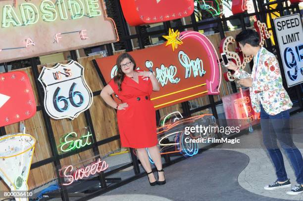 Guests attend the YouTube Partner Reception at Anaheim Convention Center on June 22, 2017 in Anaheim, California.