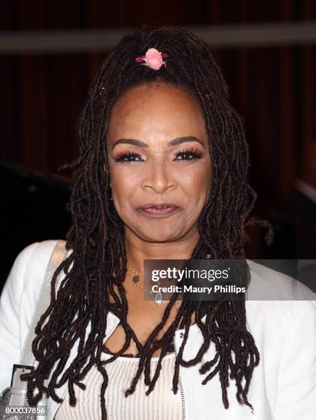 Singer/songwriter Siedah Garrett attends the National Museum of African America Music presented by Los Angeles Salon at Henson Recording Studio on...