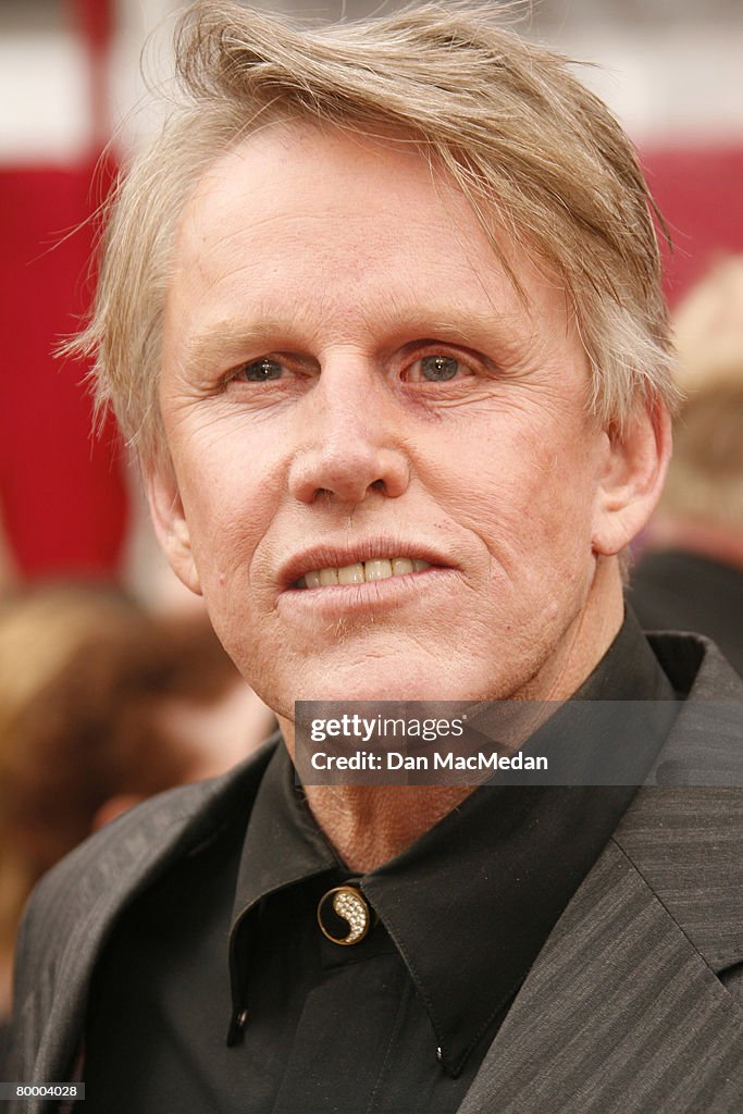 Gary Bus Actor Gary Busey arrives on the red carpet for The 80th Annual... News ...