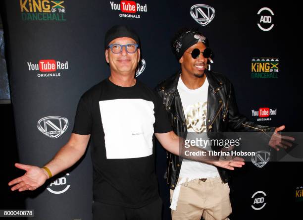 Howie Mandel and Nick Cannon attend a screening of 'King Of The Dance Hall' at TCL Chinese 6 Theatres on June 22, 2017 in Hollywood, California.