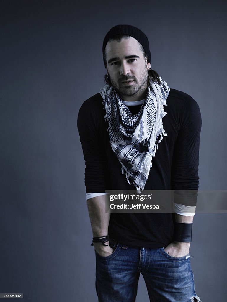 Collin Actor Actor Colin Farrell poses for a portrait shoot at the Suindance Film ...