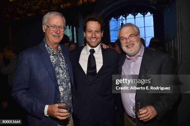 Juror/director John Musker, juror/actor Iaon Gruffudd and juror/director Ron Clements attend the BAFTA Student Film Awards at The Ace Hotel Theater...