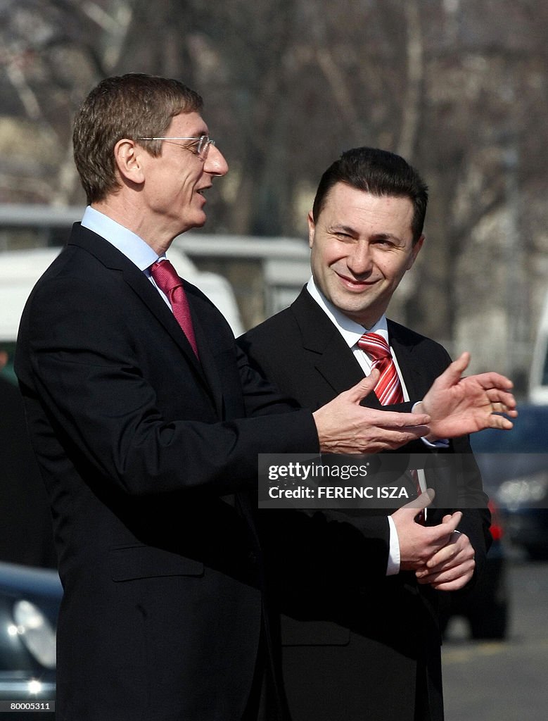 Hungarian Prime Minister Ferenc Gyurcsan