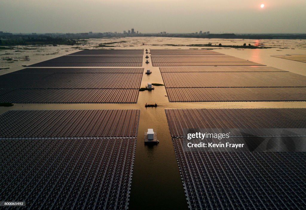 Floating Solar Aims to Gain Ground in China's Coal Country