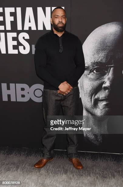 Rapper The D.O.C. Attends the premiere of HBO's 'The Defiant Ones' at Paramount Theatre on June 22, 2017 in Hollywood, California.