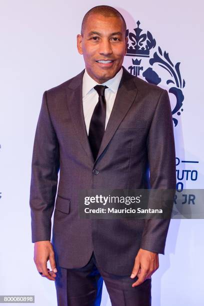 Mauro Silva poses before a benefit auction at Hotel Unique on June 22, 2017 in Sao Paulo, Brazil.