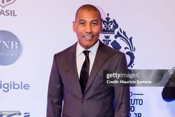 Mauro Silva poses before a benefit auction at Hotel Unique on June 22, 2017 in Sao Paulo, Brazil.