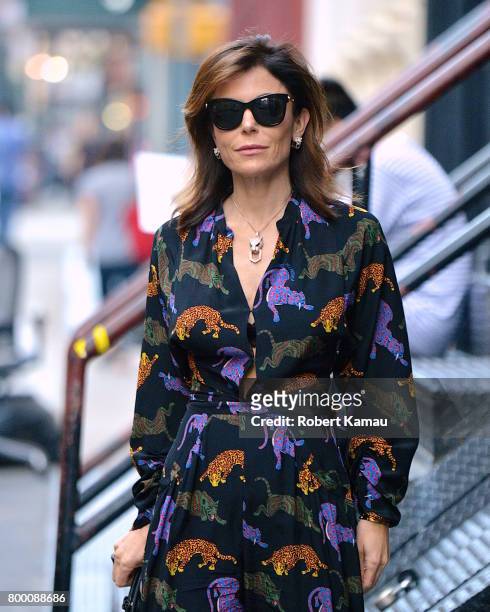 Bethenny Frankel seen out in Manhattan on June 22, 2017 in New York City.