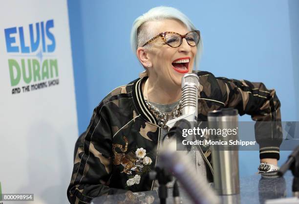 Comedian Lisa Lampanelli visits the "Elvis Duran Z100 Morning Show" at Z100 Studio on June 22, 2017 in New York City.