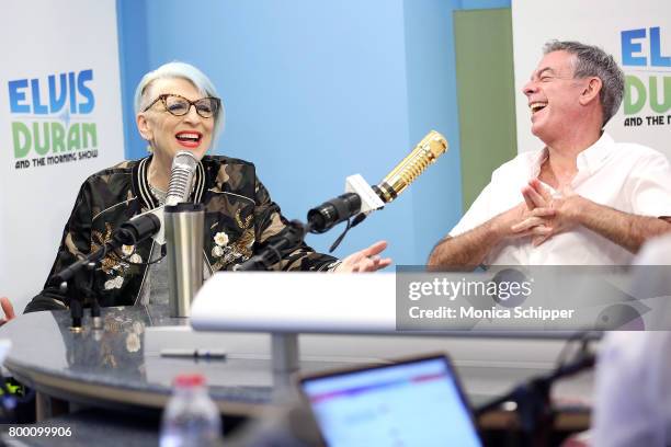 Comedian Lisa Lampanelli visits the "Elvis Duran Z100 Morning Show" at Z100 Studio on June 22, 2017 in New York City.