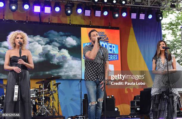 Little Big Town perform live from Central Park as part of the Summer Concert Series on "Good Morning America," Friday, June 23 airing on the Walt...