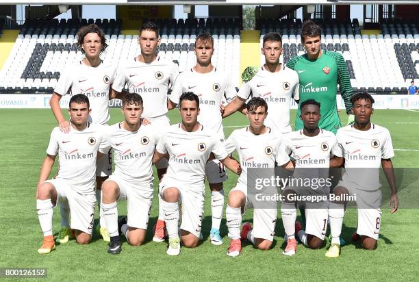 Team of AS Roma prior the U16 Serie A Final match between AS Roma and AC Milan on June 23, 2017 in Cesena, Italy.