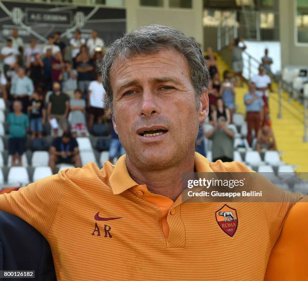 Alessandro Rubinacci head coach of AS Roma prior the U16 Serie A Final match between AS Roma and AC Milan on June 23, 2017 in Cesena, Italy.