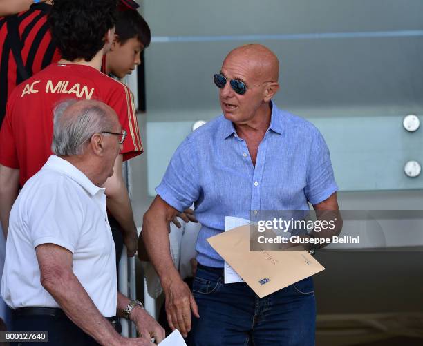 Arrigo Sacchi of FIGC prior the U16 Serie A Final match between AS Roma and AC Milan on June 23, 2017 in Cesena, Italy.