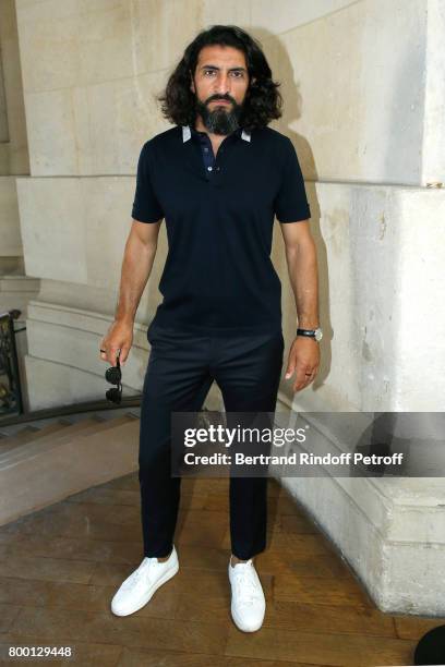 Actor Numan Acar attends the Cerruti Menswear Spring/Summer 2018 show as part of Paris Fashion Week on June 23, 2017 in Paris, France.