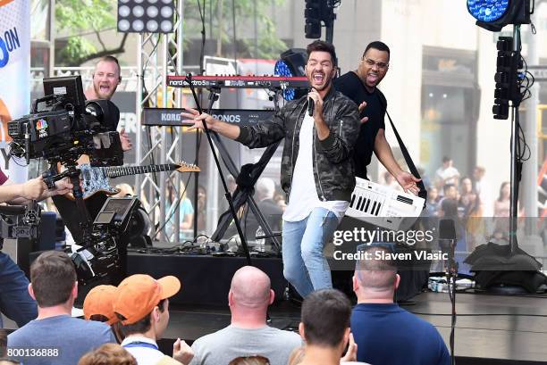 Singer/songwriter Andy Grammer performs on NBC's "Today" at Rockefeller Plaza on June 23, 2017 in New York City.